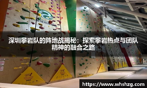 深圳攀岩队的阵地战揭秘：探索攀岩热点与团队精神的融合之路